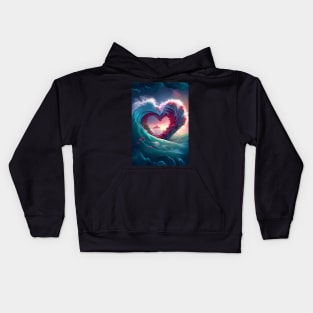 Wave of Love Kids Hoodie